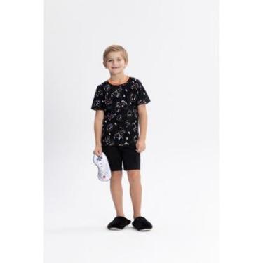 Imagem de Pijama Infantil Menino Brilha no Escuro Alakazoo Ref. 19351-Masculino