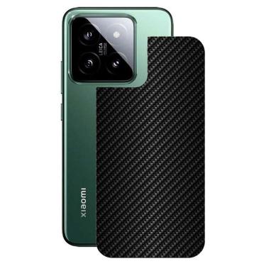 Imagem de Película para Xiaomi 14 - Traseira de Fibra de Carbono Preta - Gshield