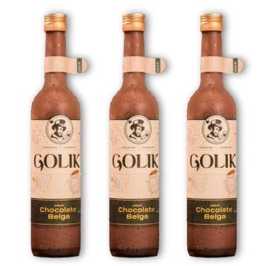Imagem de Licor de Chocolate Belga Golik 750ml 3 Unidades