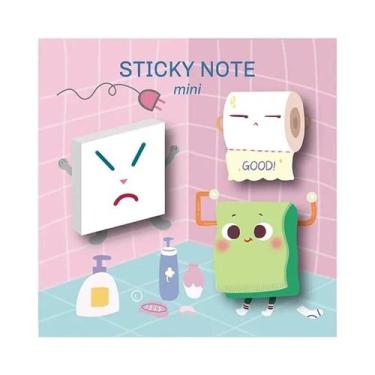 Imagem de Blocos De Notas Adesivas De Desenhos Animados Coreanos Fofos Para Cria