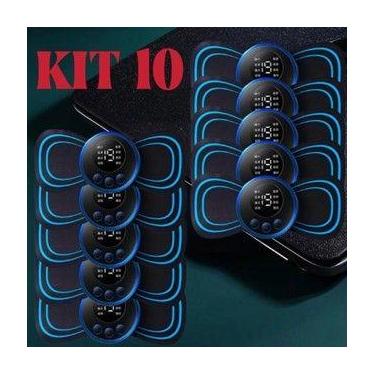 Imagem de KIT Mini Massageador EMS Estimulador Elétrico De Pescoço Portátil Para