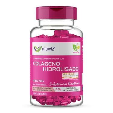 Imagem de Colágeno Verisol Muwiz 420mg 120 Cápsulas  Pele Firme, Unhas e Cabelos