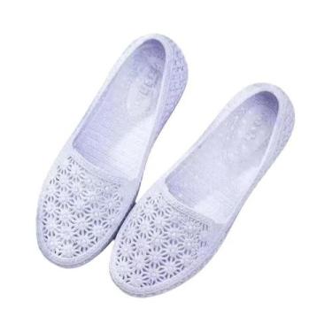 Imagem de Sandálias Planas De Verão Para Mulheres Com Clip No Dedão Em Couro PU,