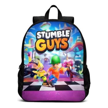 Imagem de Mochila Infantil Stumble Guys Escolar Reforçada Costas - Mochila Stumb