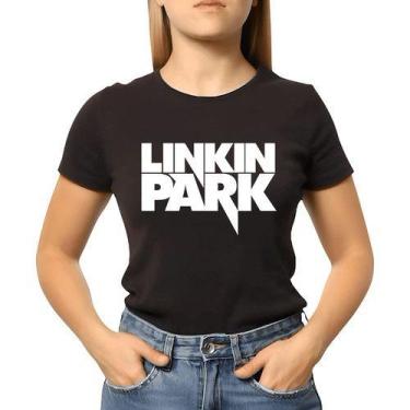 Imagem de Camiseta Baby Look Feminina Linkin Park Rock 100% Algodao - NoBrand, P
