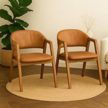 Imagem de Kit 2 Cadeiras Malai Madeira Maciça - Espresso Móveis