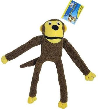 Imagem de Brinquedo Pelúcia Com Apito Para Cães Macaco - WESTERN