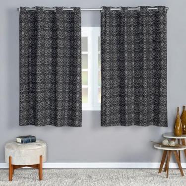 Imagem de Cortina Sorento 4,00m x 2,50m Jacquard Corta Luz Sala Quarto Apartamen