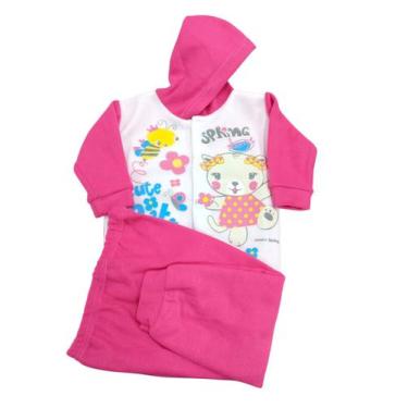 Imagem de Conjunto Inverno Para Bebê Com Capuz Em Soft Infantil Estampa Sortida 