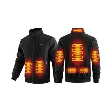 Imagem de Jaqueta Térmica Unissex De Inverno Em Fleece Polar Com Aquecimento Int