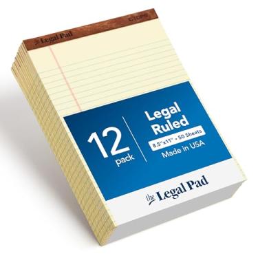 Imagem de Tops Bloco de notas The Legal Pad 21,5 cm x 29,5 cm, papel canário, pauta legal, 50 fol...