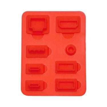 Imagem de Conjunto De Protetores De Silicone Para PS5 Slim: Plugues Antipoeira P