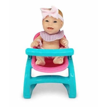 Imagem de Boneca Mini Baby Babilina Papinha - Vinil - 0727 - Bambola