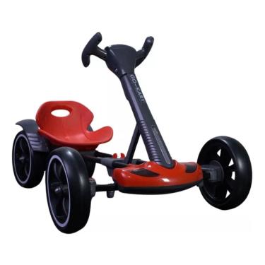 Imagem de Kart Eletrico Infantil Dobravel Ate 65Kg Com Led E Controle - Xcell