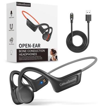 Imagem de Fones de ouvido de condução óssea CelsusSound atualizados IPX7 à prova