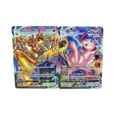 Imagem de Cartas PTCG Psyduck Salamence Crobat Mewtwo DIY EN - Jogo Clássico Fei