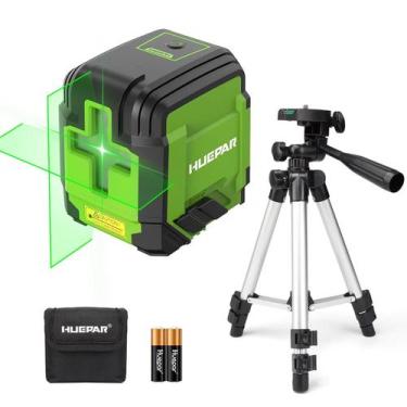 Imagem de Nivel a laser verde Huepar 2 linhas auto-nivelante