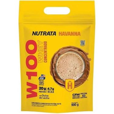 Imagem de W100 Whey Concentrado Refil Pouch 900g Ducle de Leche Havann - Congrat