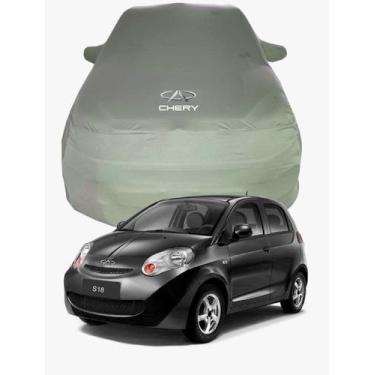 Imagem de Capa de Carro Chery S-18 Tecido  Lycra Premium - Cadilhe Capas, Cinza 