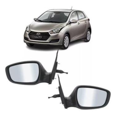 Imagem de Par Retrovisor HB20 Hatch e Sedan - 2012 2013 2014 2015 2016 2017 2018