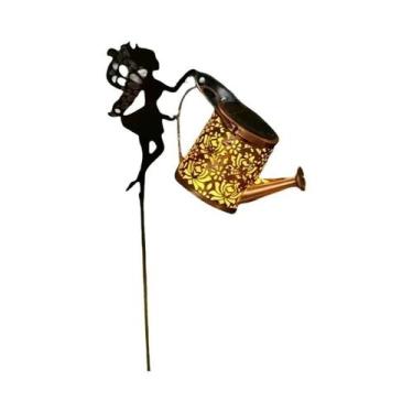 Imagem de Luzes De Metal Vintage Em Forma De Regador Solar À Prova d'Água Para D