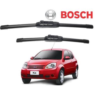 Imagem de Par Palheta do Limpador de Parabrisa Original  Bosch Ford KA 2010 2011