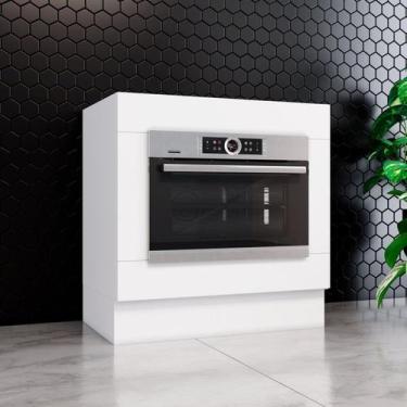 Imagem de Balcão para Forno de Embutir sem Tampo Emily Espresso Móveis