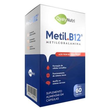 Imagem de Metil.B12 Vitamina B12 Metilada 60 Caps QualyNutri Original