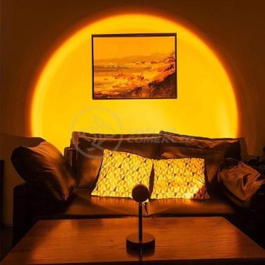 Imagem de Mini Ring Light Sunset Projetor Lâmpada Tiktok Usb - SMART TECH