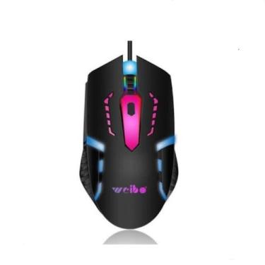 Imagem de Mouse Weibo M-39 Luzes Coloridas Rbg Dpi 1600-3200 - Weibo Profissiona