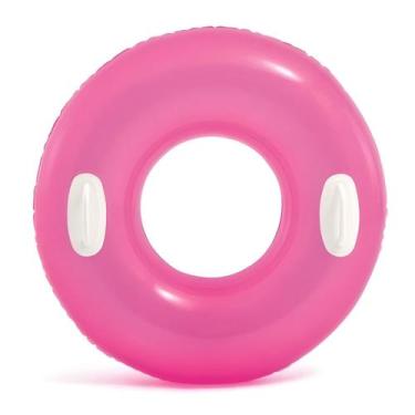 Imagem de Boia Com Pega Mão Redonda 76cm  - Intex, Rosa