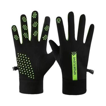 Imagem de Luvas De Ciclismo Femininas Quentes E Impermeáveis Antiderrapantes Par