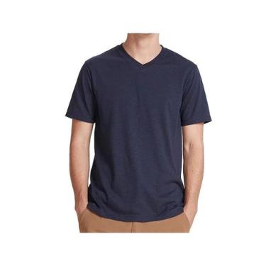 Imagem de Camiseta Hering Masculina Meia Manga N2k5 Marinho, P, Marinho
