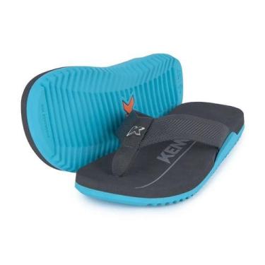 Imagem de Chinelo kenner NK6 Masculino Adulto Ref. EJZ, Azul piscina, 36/37