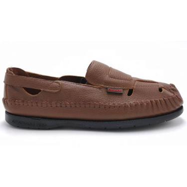 Imagem de Sapato Mocassim Masculino Comparini 301, Telha, 40
