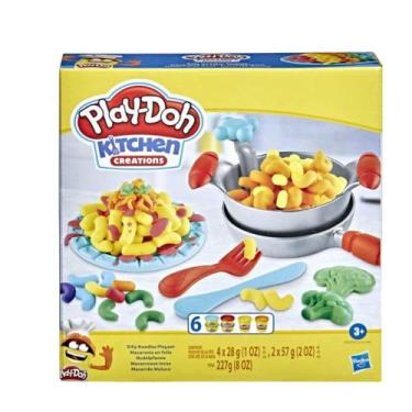 Imagem de Massa De Modelar Kitchen Hasbro Macarrão Maluco Play-Doh 6 Potes