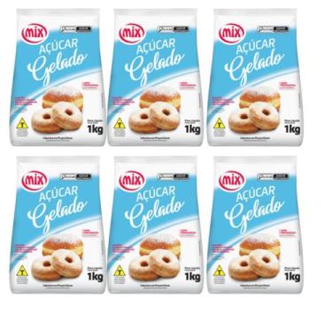 Imagem de Açúcar Gelado Kit 6kg Não Derrete e Não Congela Mix