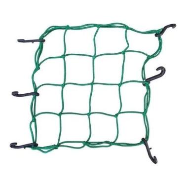 Imagem de Rede Elástica Aranha Com Ganho Porta Capacete Moto Bagageiro - Redstar
