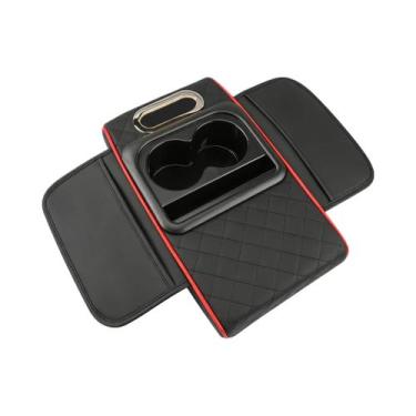 Imagem de Organizador De Console Central Para Carro Com Porta-Copos, Caixa De Ar