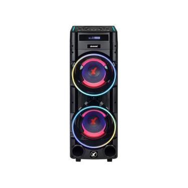 Imagem de Caixa de Som Torre Amvox ATX 1600M Pancadão Bluetooth 1600W Amplificad