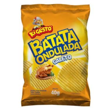 Imagem de Batata ondulada ki gosto galeto com 20 unidades de 40 gr