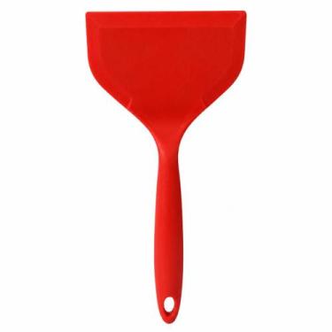 Imagem de Espátula Para Cozinhar Grande Multiuso De Silicone Colorida 25x12cm - 