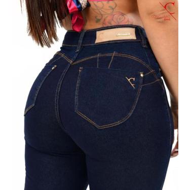 Imagem de Calça Jeans Feminina Cós Alto Premium Amaciado Com Lycra - Conclusão J