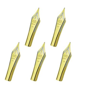 Imagem de 5 pontas de caneta sobressalentes médias #6 para caneta-tinteiro Jinhao 450, 750, 159, 100 e Double Dragon