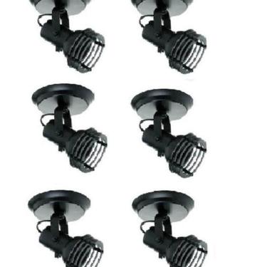 Imagem de Kit 6x Spot Par20 Bulbo Led 550/1 Hiperlight Preto