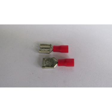 Imagem de Terminal Macho Vermelho Para Fio/Cabo 1,5-2,5Mm2 Com 5 Peças