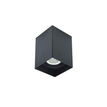 Imagem de Spot de Sobrepor Nordecor Loch Par 20 E27 Quadrado Bivolt Preto