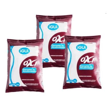 Imagem de Oxi Elevador De Alcalinidade Kit Com 3 - Igui