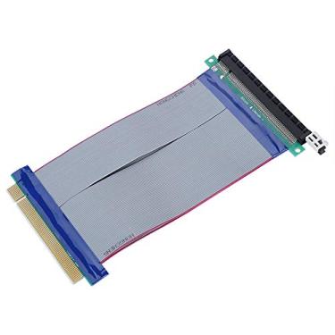 Imagem de ASHATA PCI-E 16X Cabo de extensão plano macio, 19 cm, ASHATA59s0by7gvi, compatível com servidor, interface de hardware pci, design de alta velocidade e alta frequência