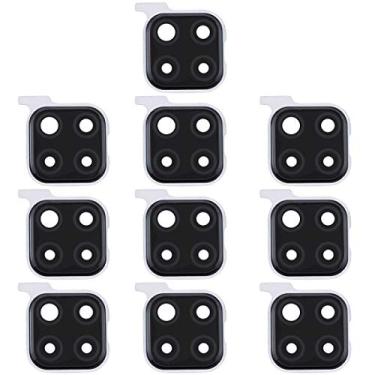 Imagem de HUANGYUNCHAO Acessórios telefônicos Tampa da lente da câmera 10 PCS para Huawei Nova 5i Pro Substituição do telefone celular